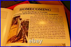 NAVY USS LONG BEACH CGN-9 Final Farewell Cruise Tour Book 1994 RARE Nuclear Nice