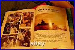 NAVY USS LONG BEACH CGN-9 Final Farewell Cruise Tour Book 1994 RARE Nuclear Nice