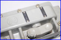 NOS US Navy Westinghouse type HDN push button station 45A7336G9