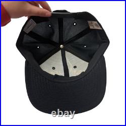 NOS Vtg 80's USS New Jersey BB-62 USN Hat BIG J Snapback Military Battleship Cap