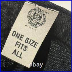 NOS Vtg 80's USS New Jersey BB-62 USN Hat BIG J Snapback Military Battleship Cap