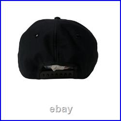 NOS Vtg 80's USS New Jersey BB-62 USN Hat BIG J Snapback Military Battleship Cap