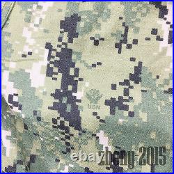 NWT NWU Type III Navy Seal AOR2 Digital Inclement Weather Combat Shirt size SR