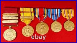 Named U. S. Navy Good Conduct medal Group to a CPO, Pearl Harbor Survivor-RARE