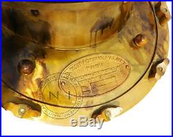 Nautical 18'' U. S Navy Diving Helmet Mark V Glass Vintage Home Decorative Item