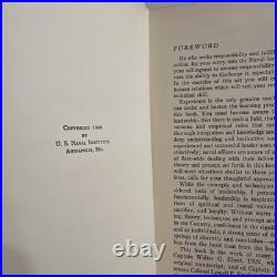 Naval Leadership First Edition 1949 Naval Institute Press Hardcover