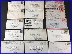Navy Argus Unit 15 Officer WW2 Military Letter Document Lot
