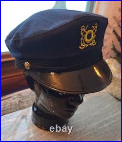 Navy Master Chief The Yachtsman Hat Dorfman Pacific Co. 1960s Made Oakland, Cali