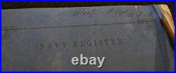 Navy Register United States Year 1853 Washington'C Alexander, Printer' Sting B