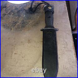 Navy Seals Knife MK3 MOD 0 withcorrect Sheath 2V376 USN Great Issued Condition