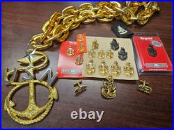 Navy Senior Chief Collar Device Lot, Senior Chief Chain, E8