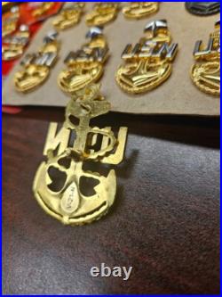 Navy Senior Chief Collar Device Lot, Senior Chief Chain, E8