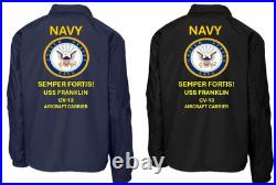Navy Uss Essex Cv/cva-9 Carriercoaches Jacket. Navy Official License