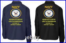 Navy Uss Essex Cv/cva-9 Carriercoaches Jacket. Navy Official License