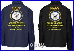 Navy Uss Independence Cvl-22 Carriercoaches Jacket. Navy Official License