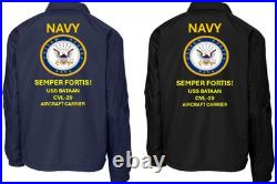 Navy Uss Independence Cvl-22 Carriercoaches Jacket. Navy Official License
