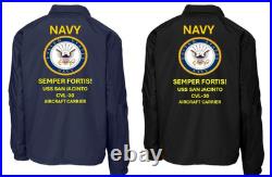 Navy Uss Independence Cvl-22 Carriercoaches Jacket. Navy Official License