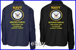 Navy Uss Independence Cvl-22 Carriercoaches Jacket. Navy Official License