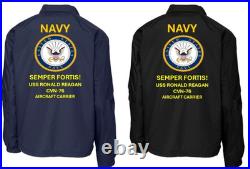 Navy Uss John C. Stennis Cvn-74 Carriercoaches Jacket. Navy Official License