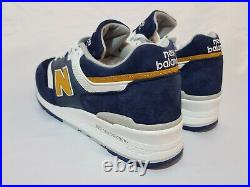 New Balance Made In USA 997 Mens Size 12 Navy Blue White Gold M997PAN