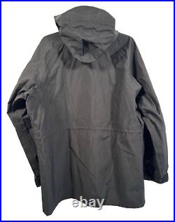 New USN US Navy Cold Weather Parka Jacket Black GoreTex Medium Regular