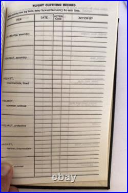 New Vintage U. S. Navy Aviators Flight Log Book Unused Excellent Condition