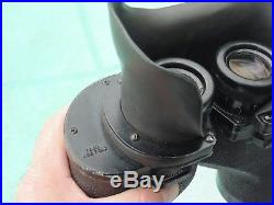 Nice Rare Pair of WWII Navy Bausch and Lomb Mark 41 Binoculars with Case As Seen