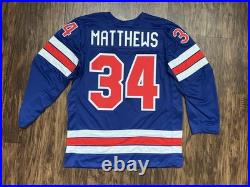 Nike Team USA Auston Matthews Blue Hockey Jersey 100% Authentic NWT