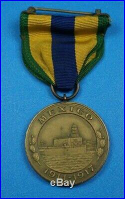Numbered (8932) US Navy Mexican Service Medal to Chief Yeoman-USS Yankton