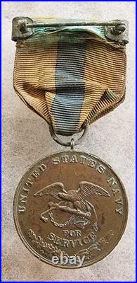 OLD USMC Navy/Marine Corps Mexico Campaign full size #rd 8998 Medal 1911-1917