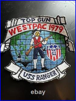 ORIGINAL/AUTHENTIC US Navy USS RANGER (CV-61) WESTPAC 1979 MED Cruise Top Gun