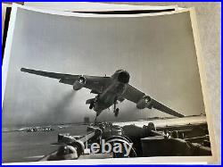 Official US Navy Photo Lot Of 15 USS FORRESTAL & OTHERS JET FIGHTER. See Photos