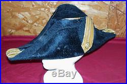 Old US Navy Bicorn Fore and Aft Naval Officers Hat WWI WWII WW1 WW2 USN Bicorne