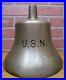 Old-USN-United-States-Navy-Brass-Nickel-Plated-Retired-Nautical-Ships-Boat-Bell-01-uc