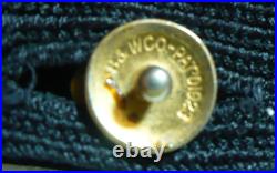 Old Usn United States Navy H Hamburger Sterling Hat Pin