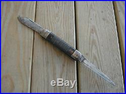Old Vg Military WW2 Navy Pilot Survival Two Blade Folding Pocket Knife