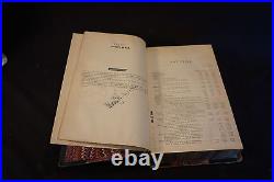 Old Vtg 1873-76 US Navy USN Register Hardcover Book Military