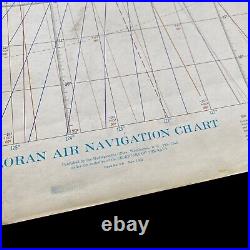Original 1950's United States Navy LORAN Air Navigation Map