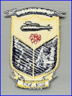 Original 60s US Navy USS Scorpion SSN 589 Submarine Embroidered Full Color Patch