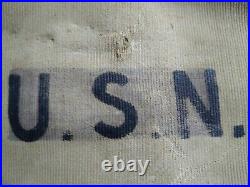Original N1 N-1 US Navy USN Deck Jacket Coat WWII WW2 Size 40 Khaki NXsx-50246