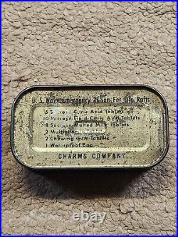 Original U. S. N. US Navy Emergency Ration for Life Rafts Survival Charms Company