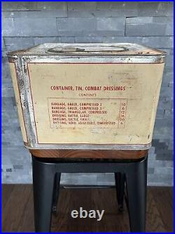 Original U. S. WWII US Navy Shipboard Medical Department Combat Dressing Box