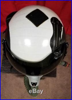 Original US Navy USN Gentex HGU-68/p Tac Air Taped Pilot Flight Helmet