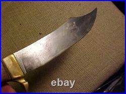 Original Very Nice Custom Wwii Fighting Knife From Usn Seabees Veteran