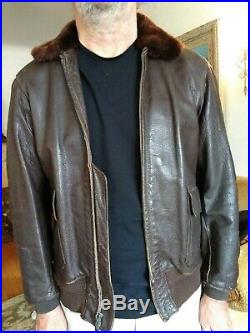 Original Vintage WW2 Navy Bomber Jacket M-422A