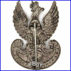 Original WW2 Free Polish Naval Forces (Navy In Exile) Cap Badge CE73