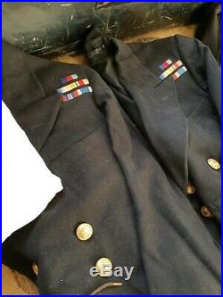 Original WW2 Royal Navy Officers Uniforms And Shoes