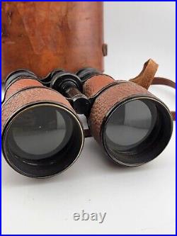 Original WWI United States Navy Night Glass Binoculars Made In USA Vintage