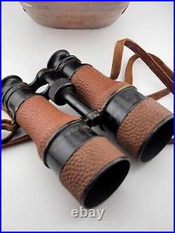 Original WWI United States Navy Night Glass Binoculars Made In USA Vintage