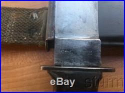 Original WWII Robeson U. S. Navy Mk 1 Knife with Scabbard